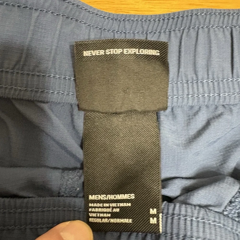 The North Face Shorts Mens Size M 32 Waist FlashDry Athletic Run Walk Navy Blue